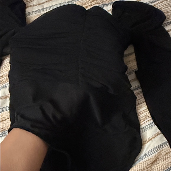 Princess Polly Black Sheer Bodysuit - Picture 6 of 10